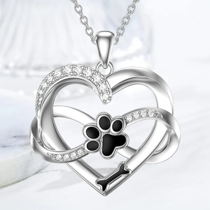 Paw Print Necklace - Necklace For The True Dog Lover