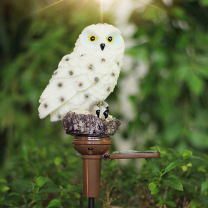 Solar LED Owl Light for Garden or Yard