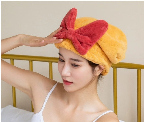 Water Absorbing Shower Cap - The Softest Way to Dry Your Hair!!