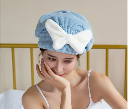 Water Absorbing Shower Cap - The Softest Way to Dry Your Hair!!