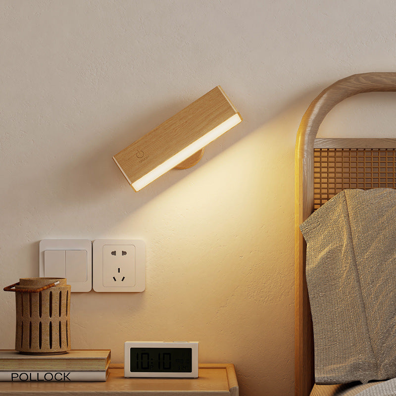 Adjustable Wooden Lamp - Bedside, Bathroom, Garage......Anywhere!!
