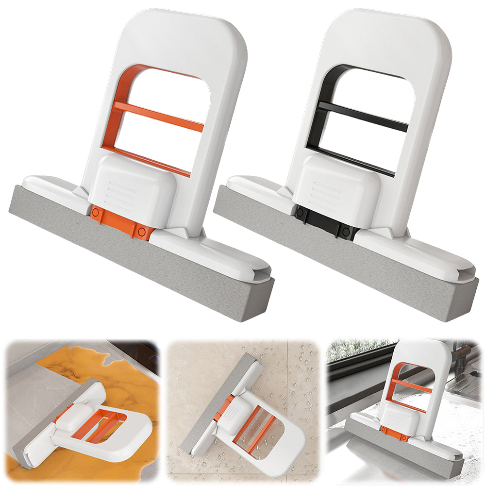 Portable Folding Mini Mop - Conquer Messes Effortlessly!