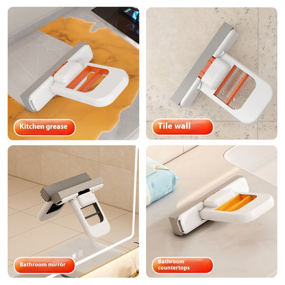 Portable Folding Mini Mop - Conquer Messes Effortlessly!
