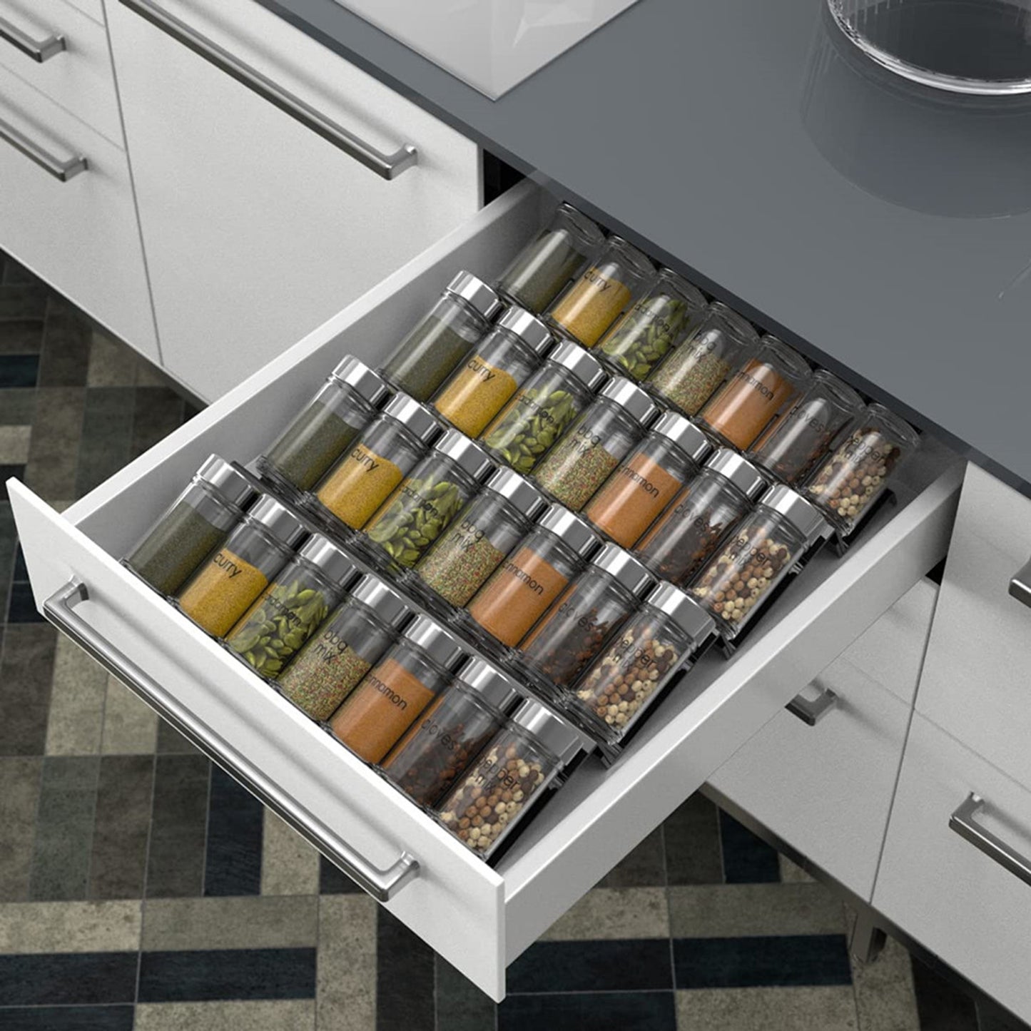 Drawer Display Stand - Perfect for the Kitchen, Bathroom, or Garage!!