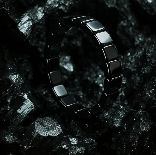 Hematite Bracelet - Natural Hematite Stone Bracelet - Boost Masculine Energy