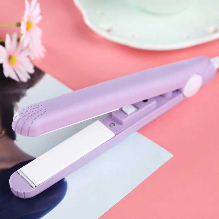 Salon Style Mini Hair Straightener Curls & Sleek Strands