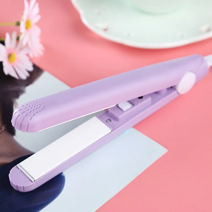 Salon Style Mini Hair Straightener Curls & Sleek Strands