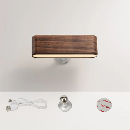 Adjustable Wooden Lamp - Bedside, Bathroom, Garage......Anywhere!!