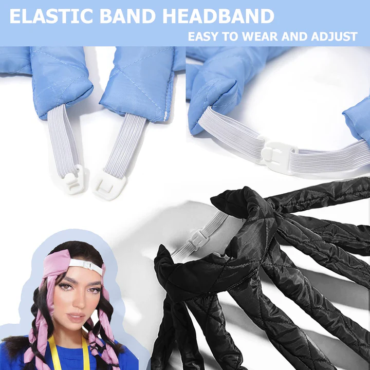 No Heat Effortless Curls - Zero Heat Damage!