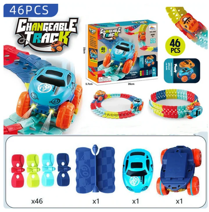 Flexible Car Track - Creative and Fun!!