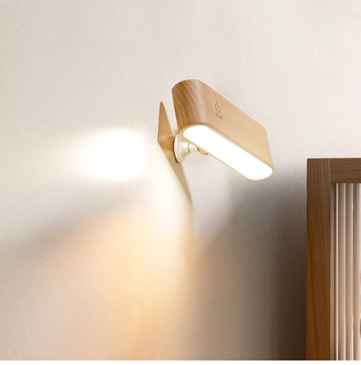 Adjustable Wooden Lamp - Bedside, Bathroom, Garage......Anywhere!!