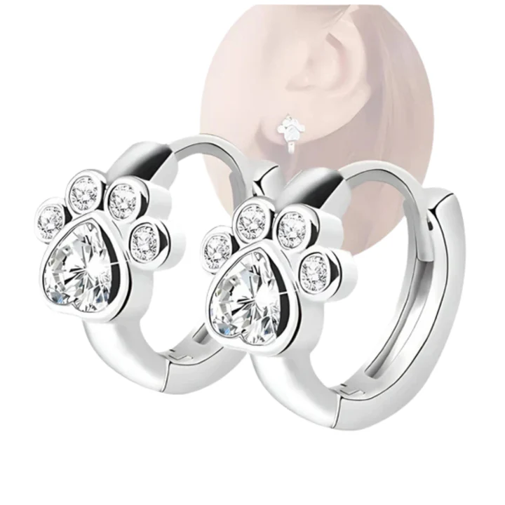 Paw Print Earrings - Wrap Your Ears In Animal Love!