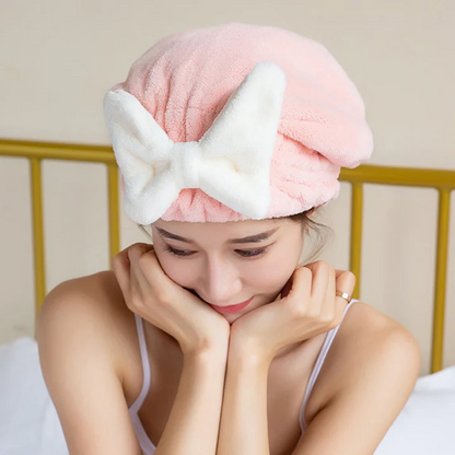 Water Absorbing Shower Cap - The Softest Way to Dry Your Hair!!