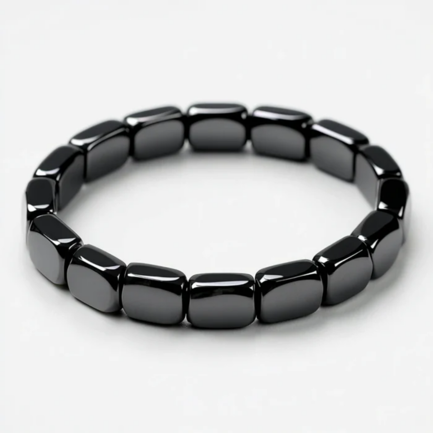 Hematite Bracelet - Natural Hematite Stone Bracelet - Boost Masculine Energy